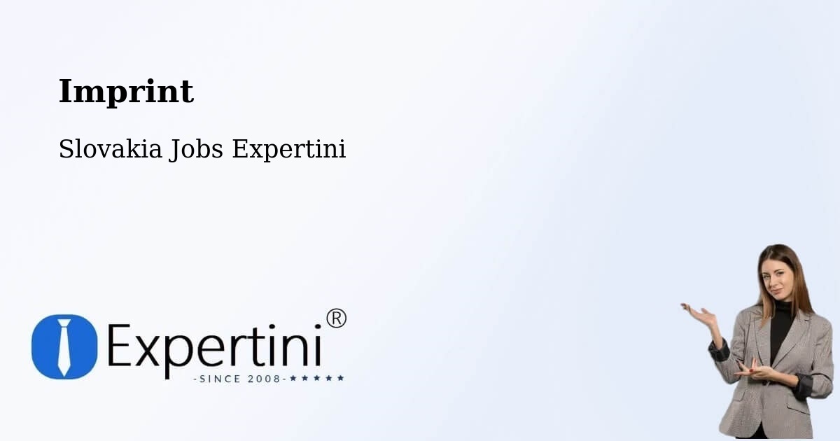 Imprint – Dobšiná - Slovakia Jobs Expertini